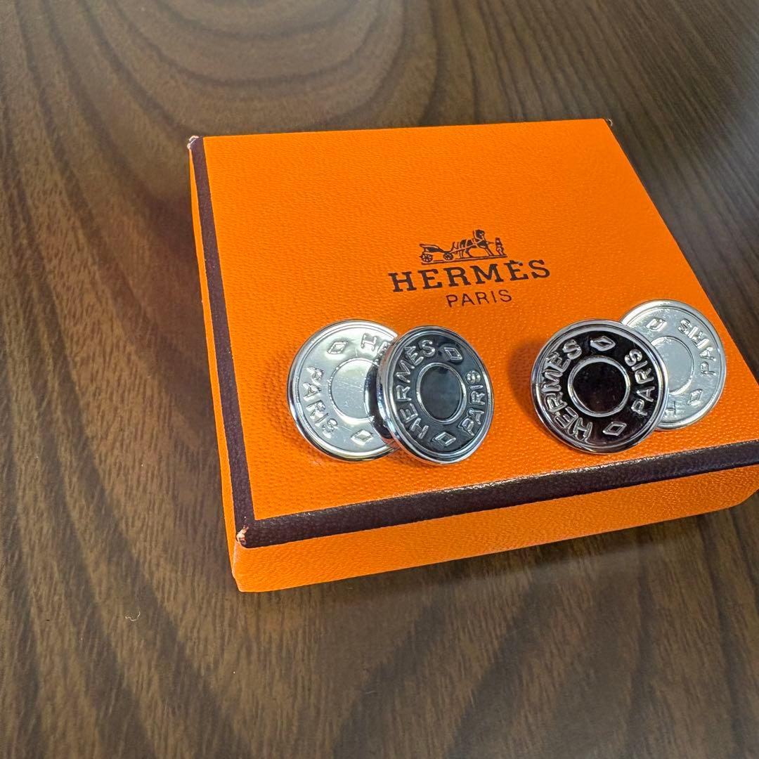 エルメス セリエ カフス シルバー 箱付き HERMES