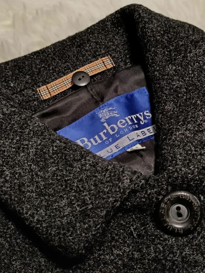 美品上質　 Burberry BLUE LABEL バーバリーブルーレーベル　毛