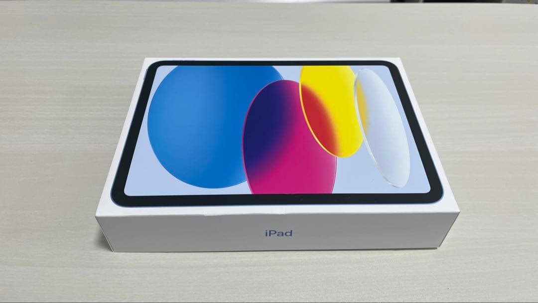 美品 iPad 第10世代 64GB Wi-Fi ブルー 箱付き 付属品あり