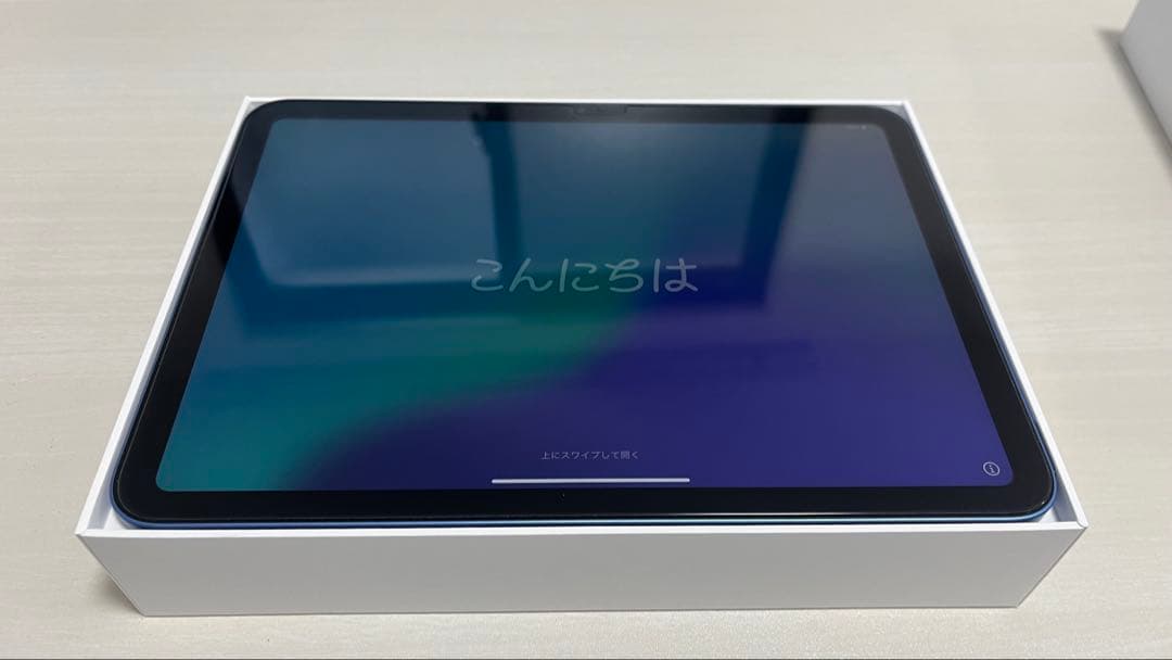 美品 iPad 第10世代 64GB Wi-Fi ブルー 箱付き 付属品あり
