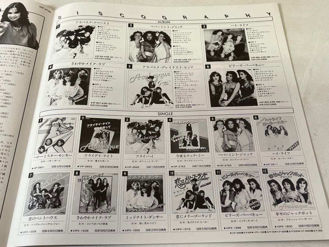 G824希少廃盤 赤盤 帯付 カラフル・アラベスク 1982年 21曲メドレー