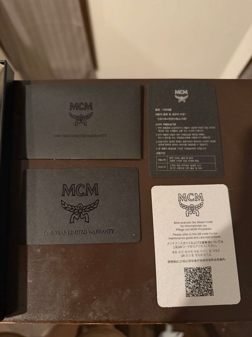 MCM レザー iPhoneケース