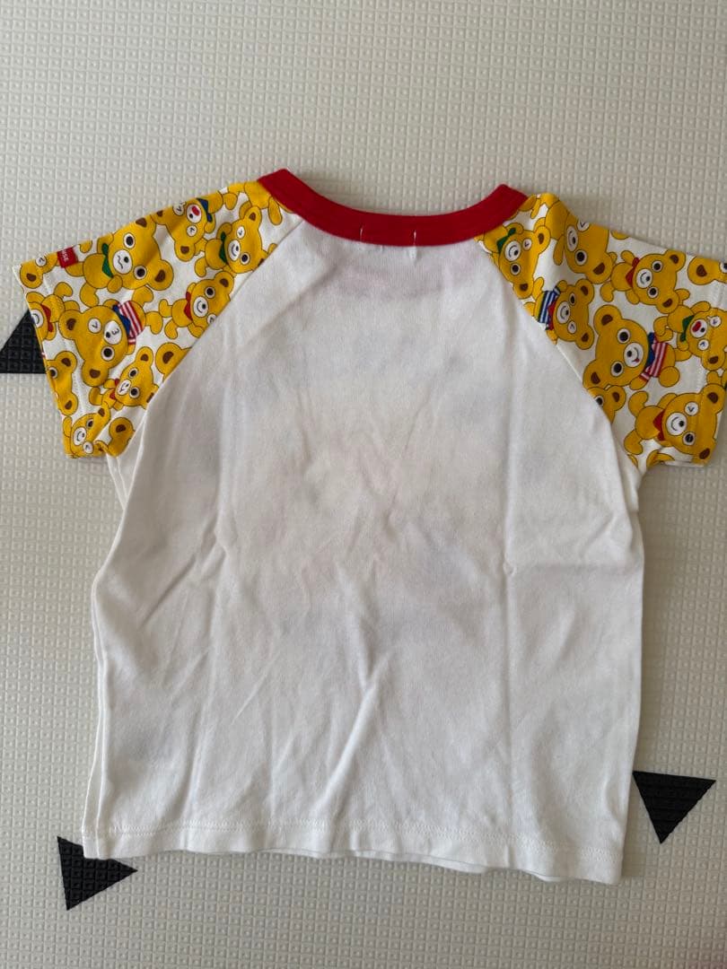 美品　ミキハウス　プッチー　セットアップ　帽子