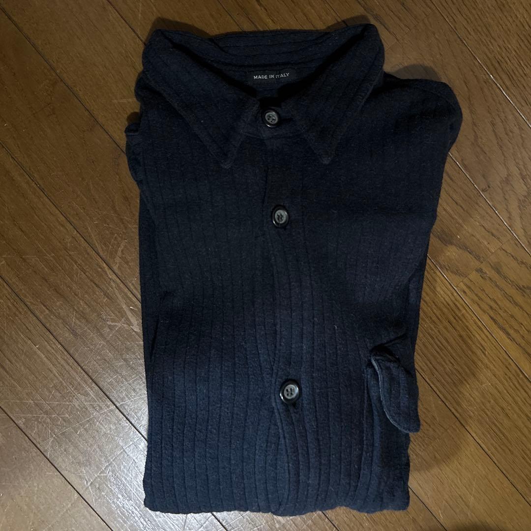 エンポリオアルマーニ　ウール100% ジャケット、シャツ　紺色　イタリア製