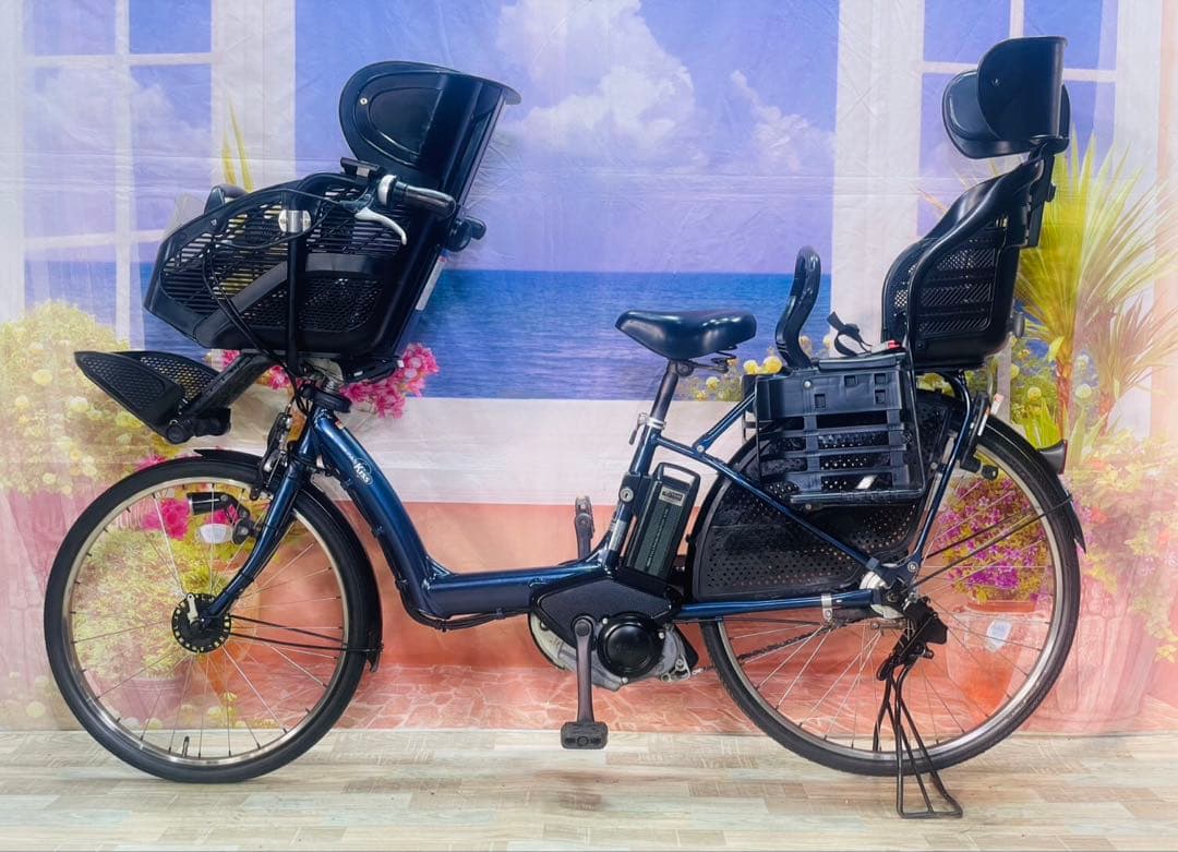 シンシャ　パスキス26インチ⭐️ヤマハ子供乗せ電動アシスト自転車Y3425