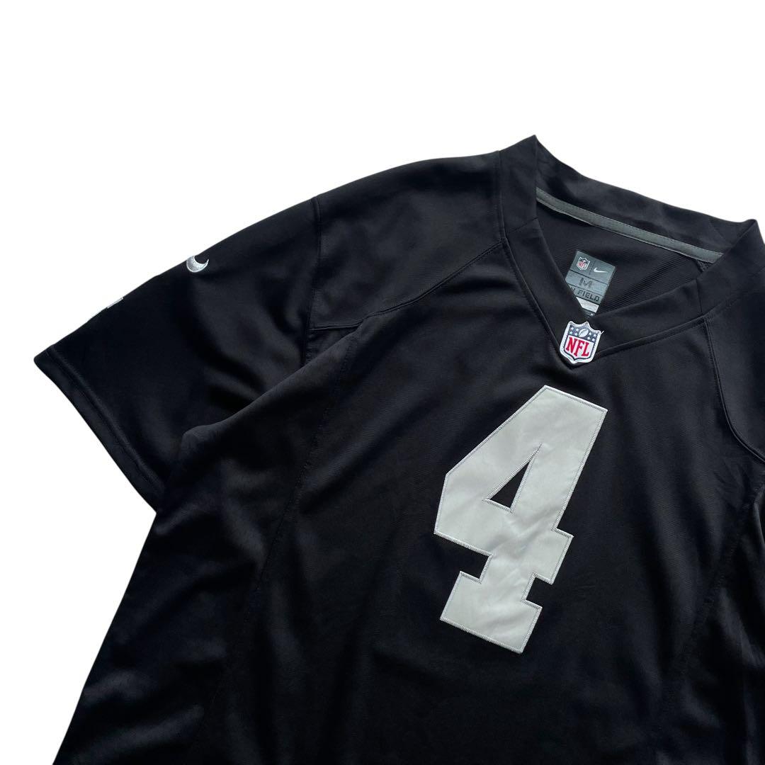 ナイキ NFL アメフト ゲームシャツ ユニフォーム CARR レイダース