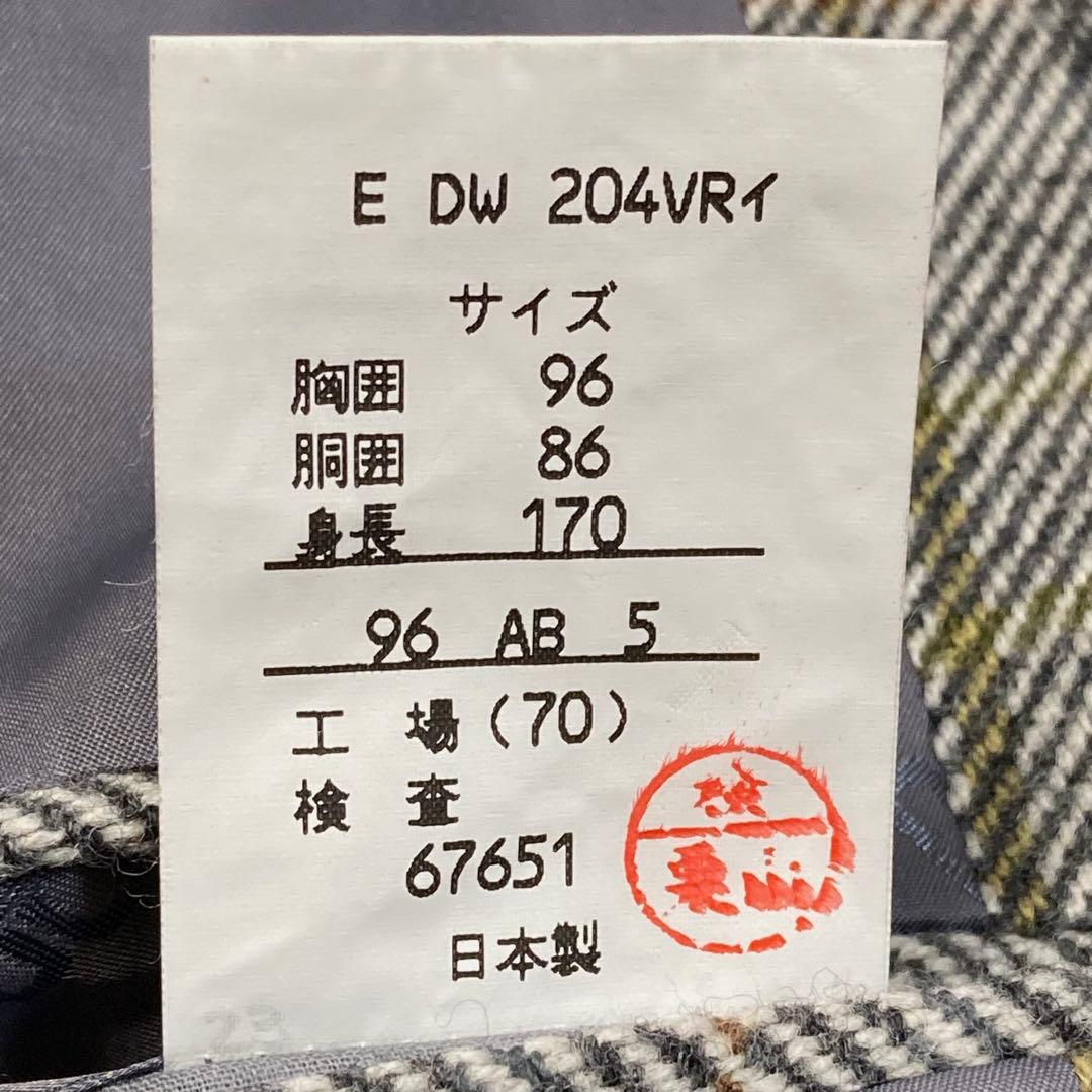 ニン＝ゲン★ダックス♂ウールツイードノーフォークジャケット★チェック★グレ