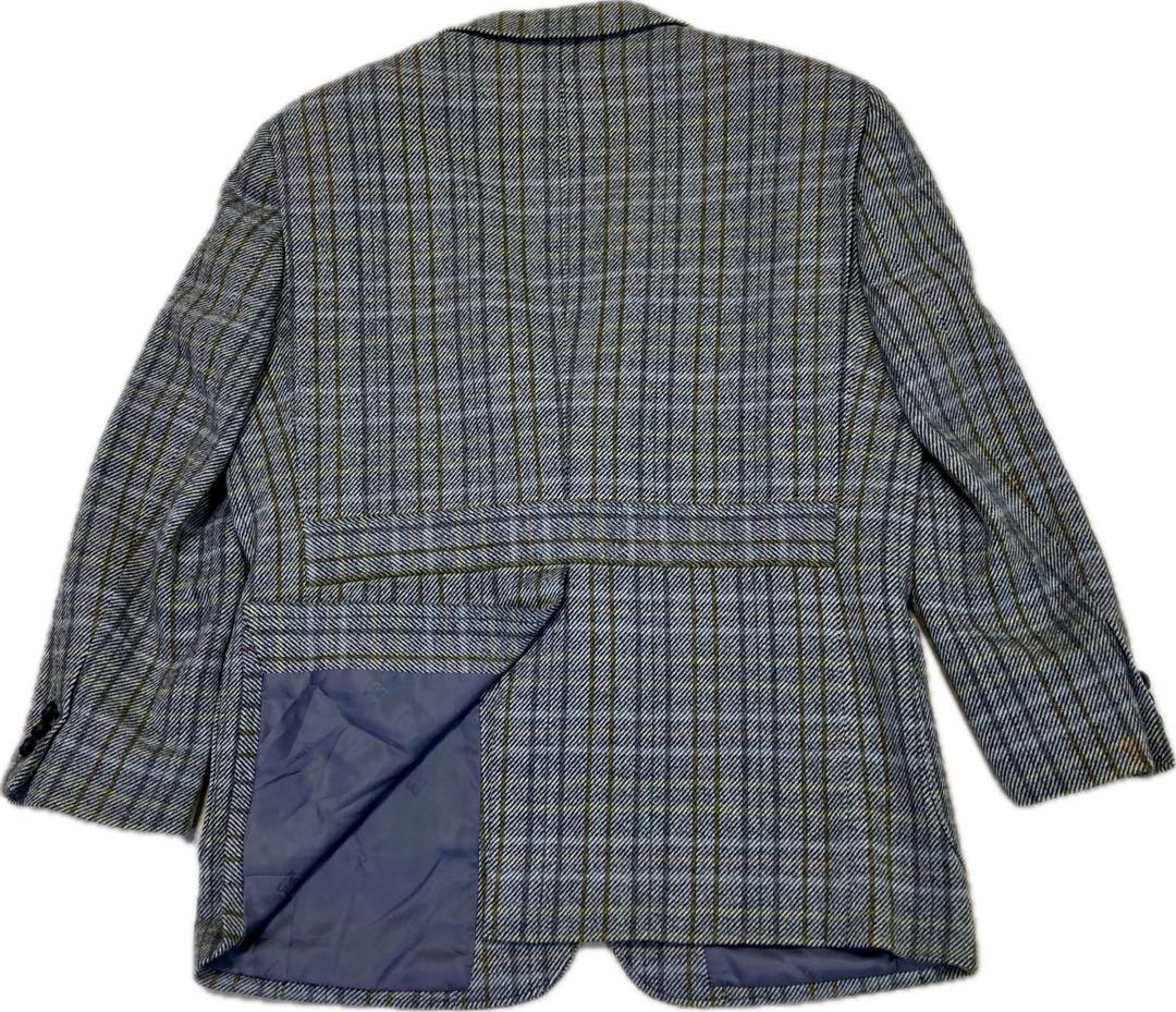 ニン＝ゲン★ダックス♂ウールツイードノーフォークジャケット★チェック★グレ