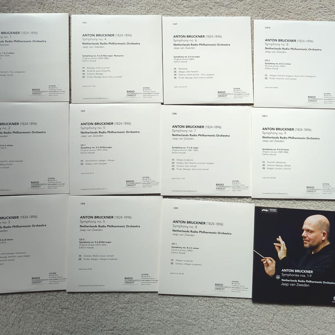 SACD　ズヴェーデン　ブルックナー　交響曲全集　オランダ放送フィル
