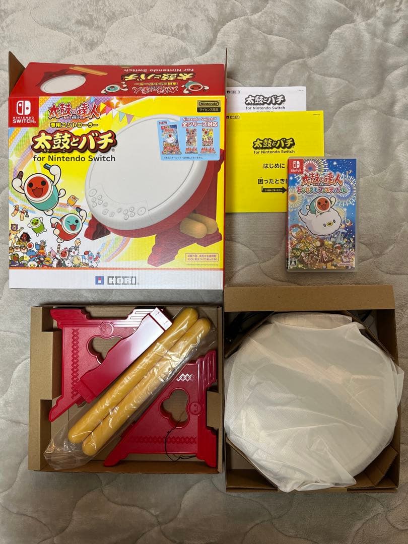 switch版 太鼓の達人　太鼓とバチ & ドンダブルフェスティバルのセット