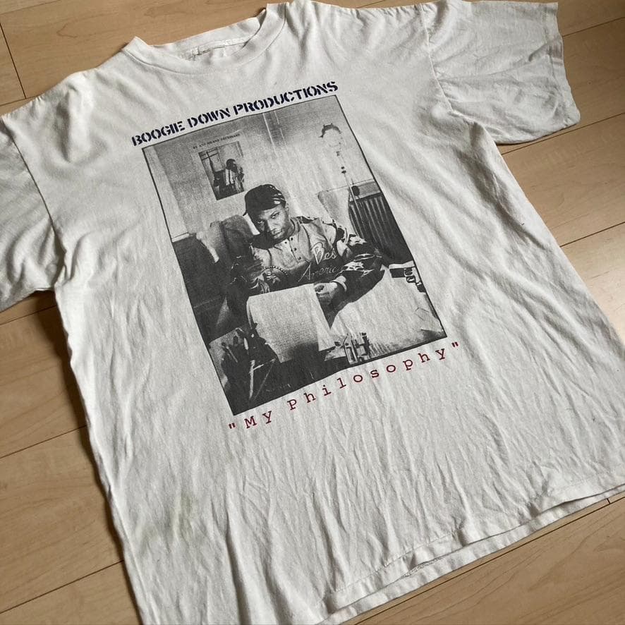 90s ブギダウンプロダクションズ ビンテージ Tシャツ KRS ONE NAS