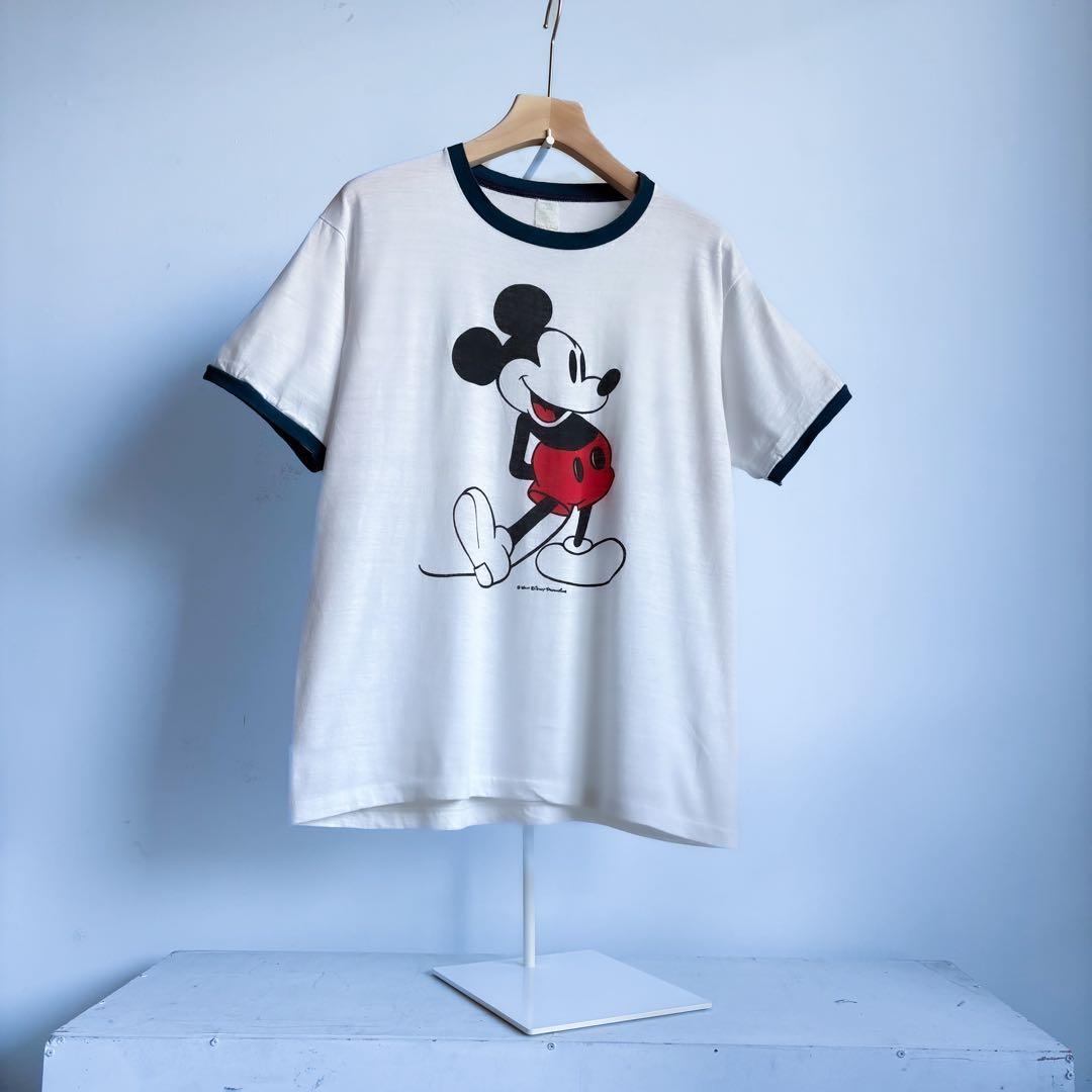 W.ウィルバーフォースさま専用70s Disney 白足 ミッキーUSA製 XL
