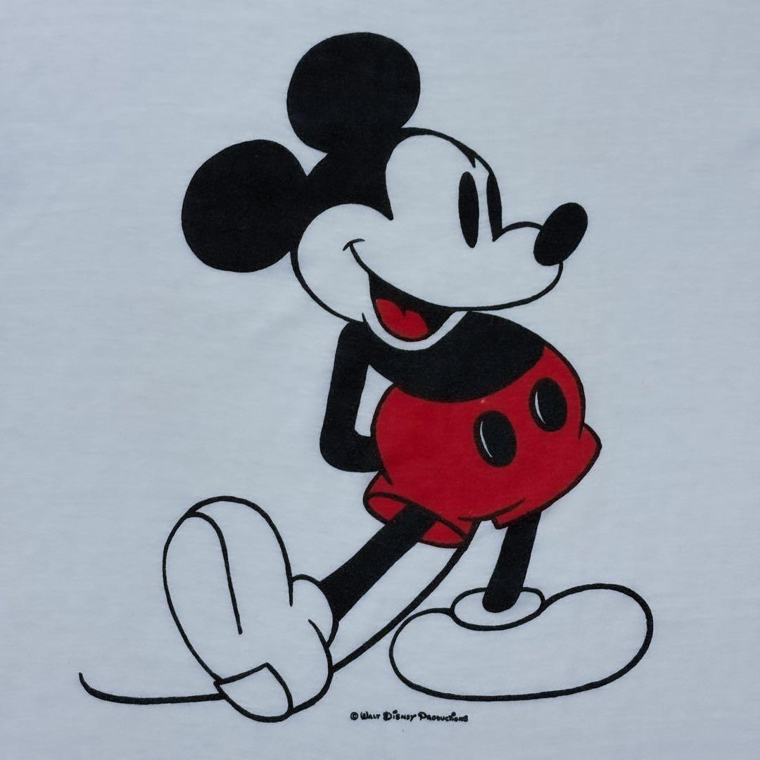 W.ウィルバーフォースさま専用70s Disney 白足 ミッキーUSA製 XL