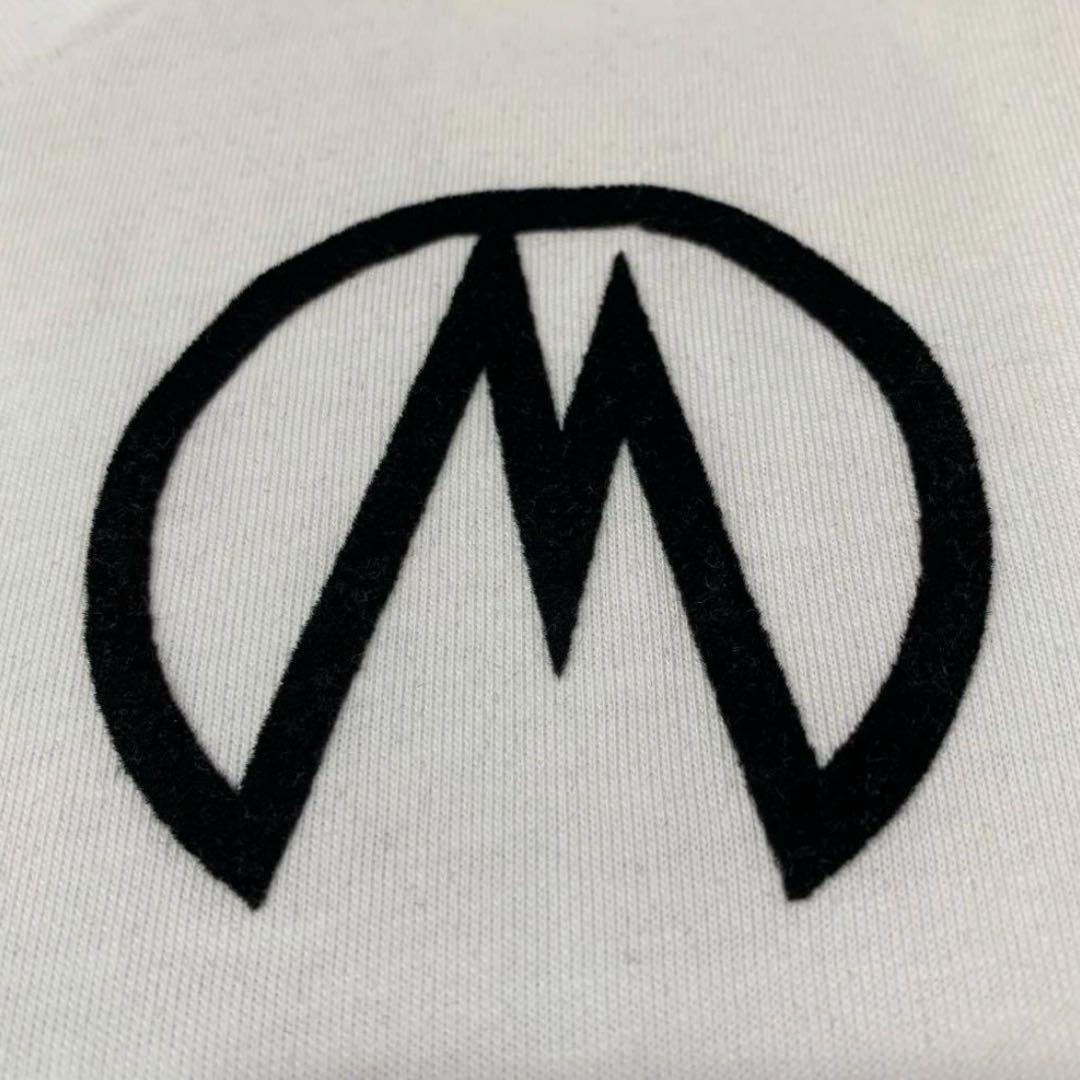 MONCLER ホワイト ロンT シリコンワッペン Mサイズ クリーニング済