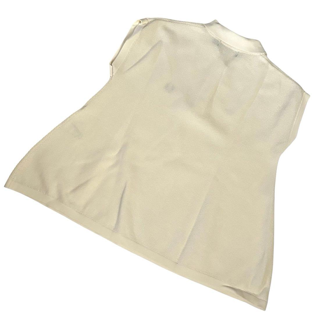 美品★ フレッドペリー　フレア　フレンチスリーブニットポロ　Aライン