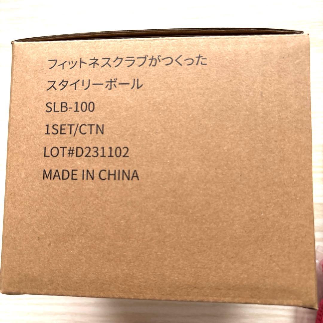 美品★東急スポーツオアシス　スタイリーボールSLB100 赤色