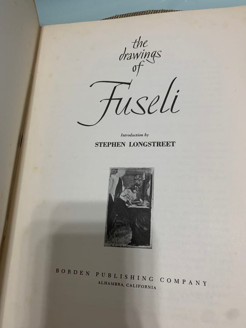 希少　FIRST EDITION the drawings of Fuseli