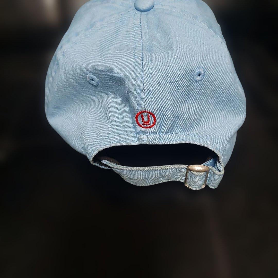 UNDERCOVER NEWERA 水色キャップ リンゴ刺繍