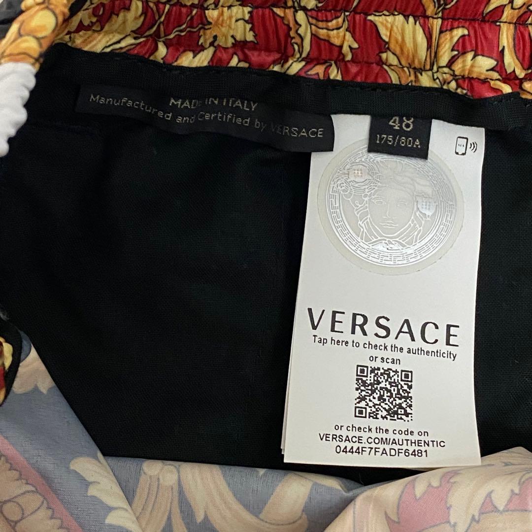 VERSACE パネルバロック プリント トラックパンツ ボトムス メデューサ
