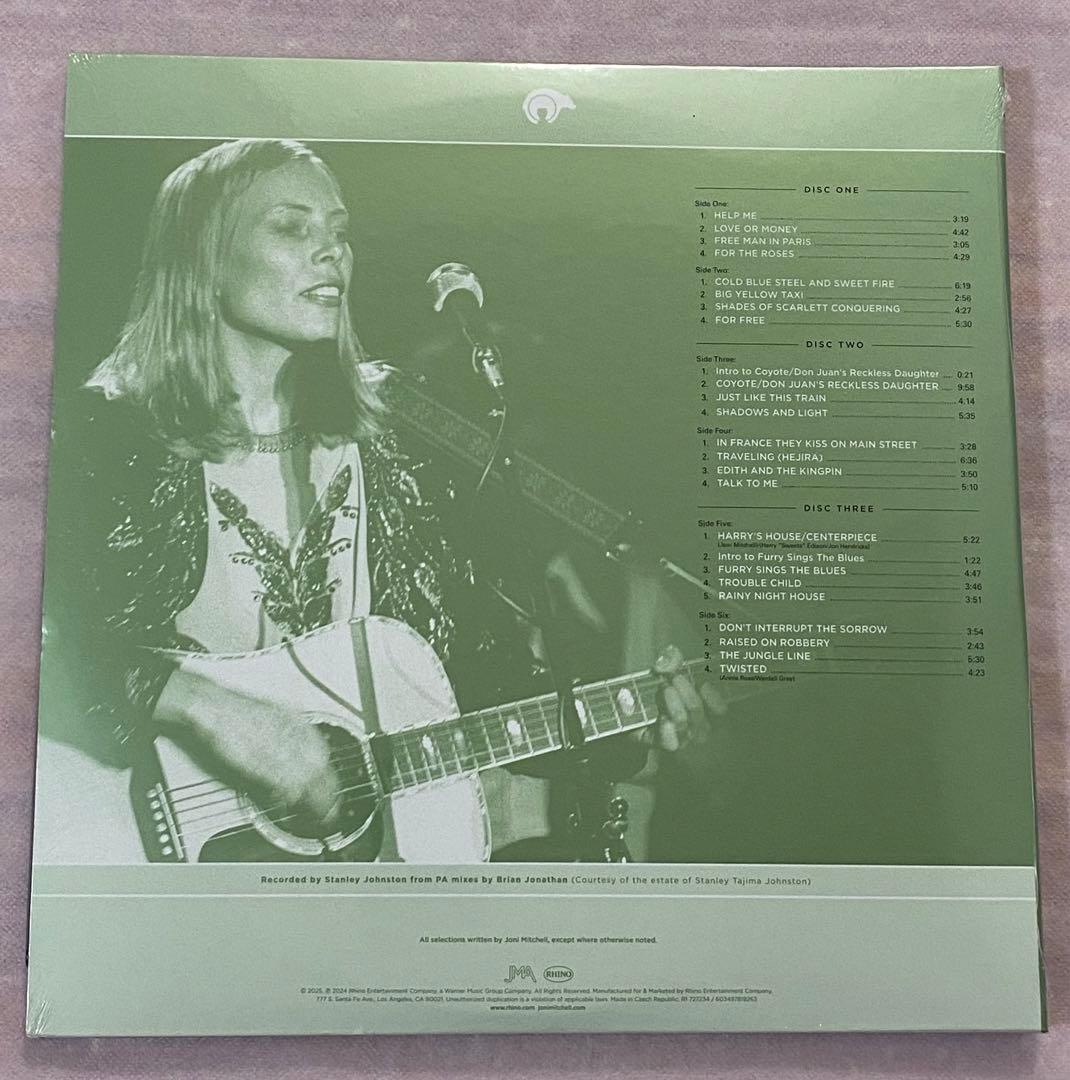 ❣️雨天限定セール❣️Joni Mitchell Live 1976