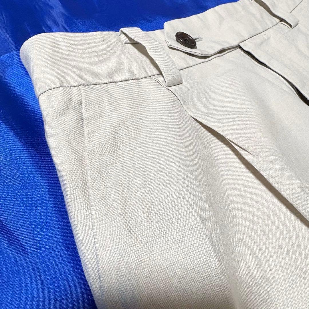 MARGARET HOWEL コットンツイル リネン×シルク混 スカート