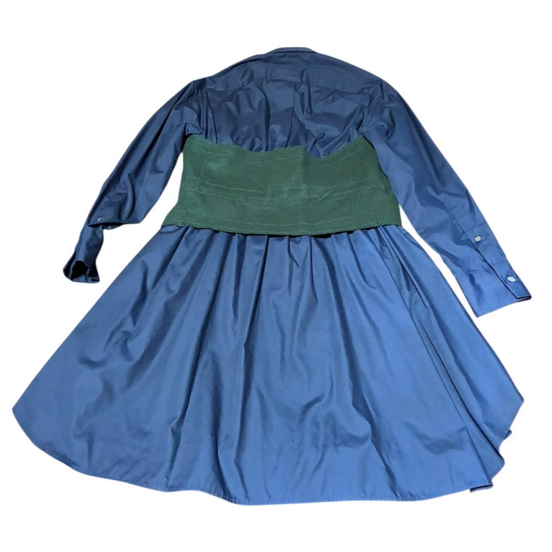 サカイ Sacai シャツ ワンピース ドレス サイズM 04729 美品 F