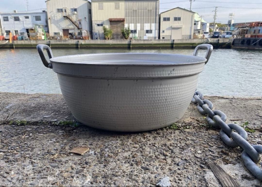 業務用 アルミ円付鍋 内径61cm 大鍋 打ち出し 両手鍋 寸胴 料理鍋 大型鍋