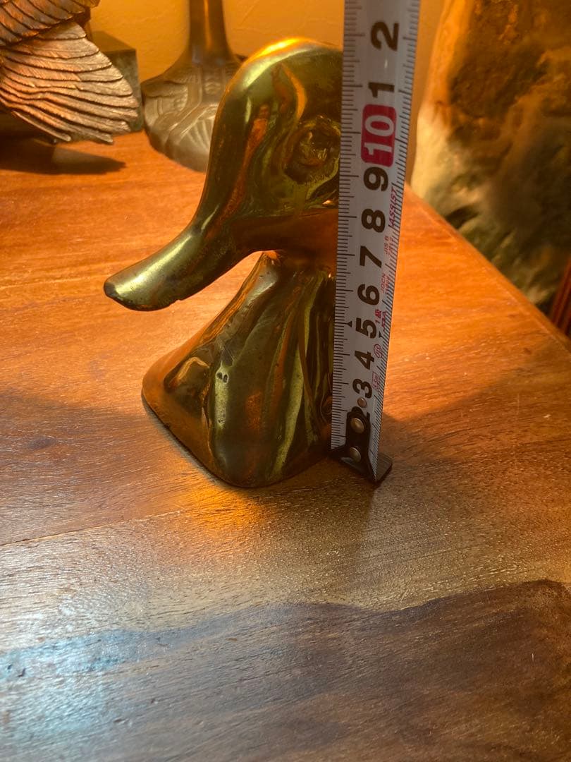 Duck Bookend 真鍮　カモ　鴨　SOLIDBRASS