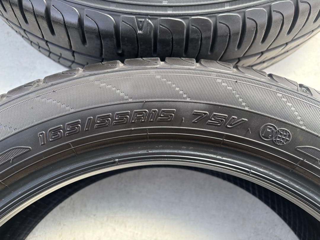 バリ山 23年製 ダンロップ エナセーブ EC204 165/55r15 4本