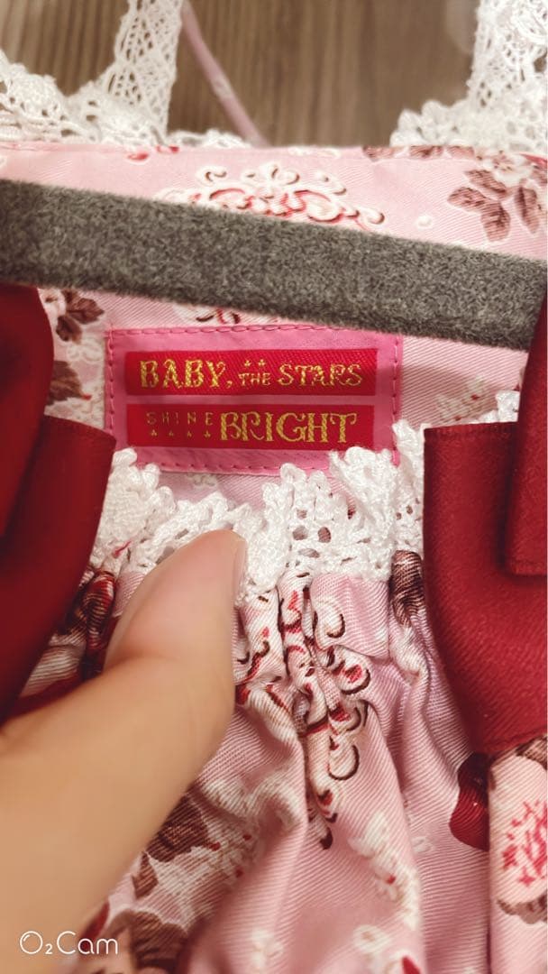 BABY シュガーブーケ シャーリングワンピース 苺ムース ピンク いちご