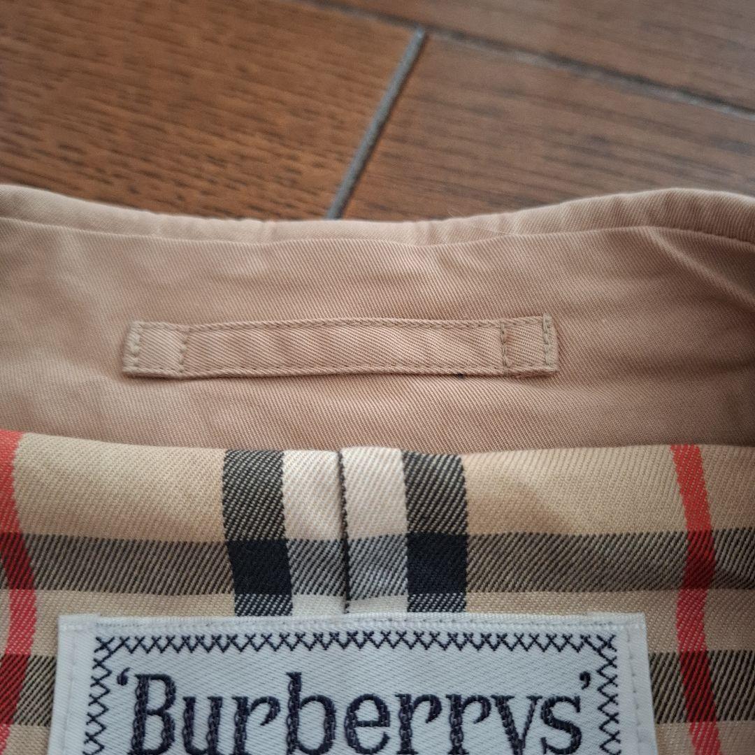 バーバリーBURBERRY定番ベージュトレンチコートノバチェック裏地サイズＭ