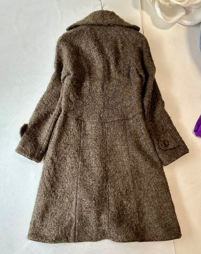 【美品】RITSUKO SHIRAHAMAリツコシラハマ ロングコート ブラウン
