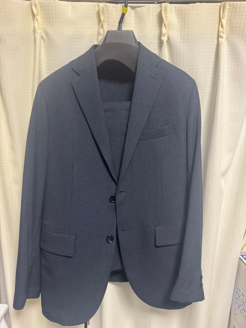 ユナイテッドアローズ LANATECジャケットセットアップ【NAVY Mサイズ】