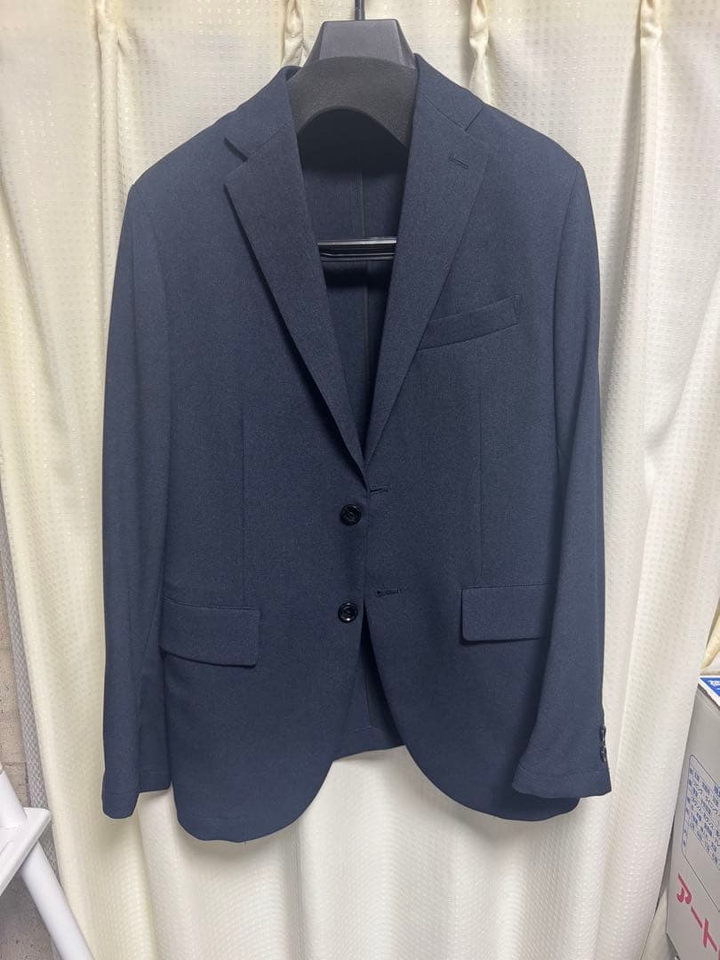 ユナイテッドアローズ LANATECジャケットセットアップ【NAVY Mサイズ】