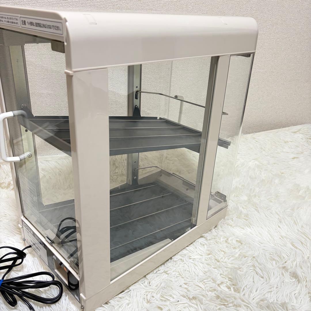 ホットドリンク用冷蔵庫 ホワイト 2段棚 日本ヒーター機器 ペットウォーマー
