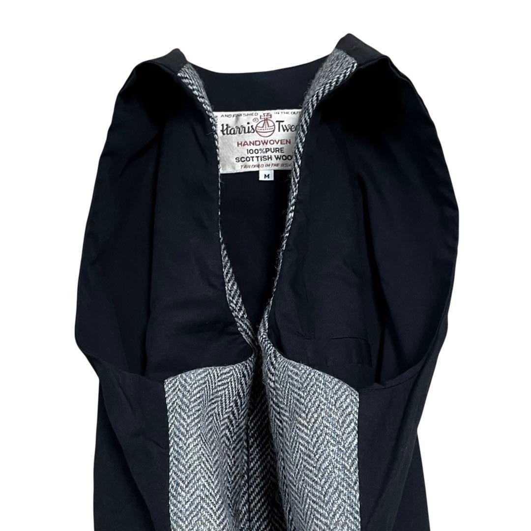 Harris Tweed ヘリンボーン　クレージーパターン　ベスト　ジレ　米国製