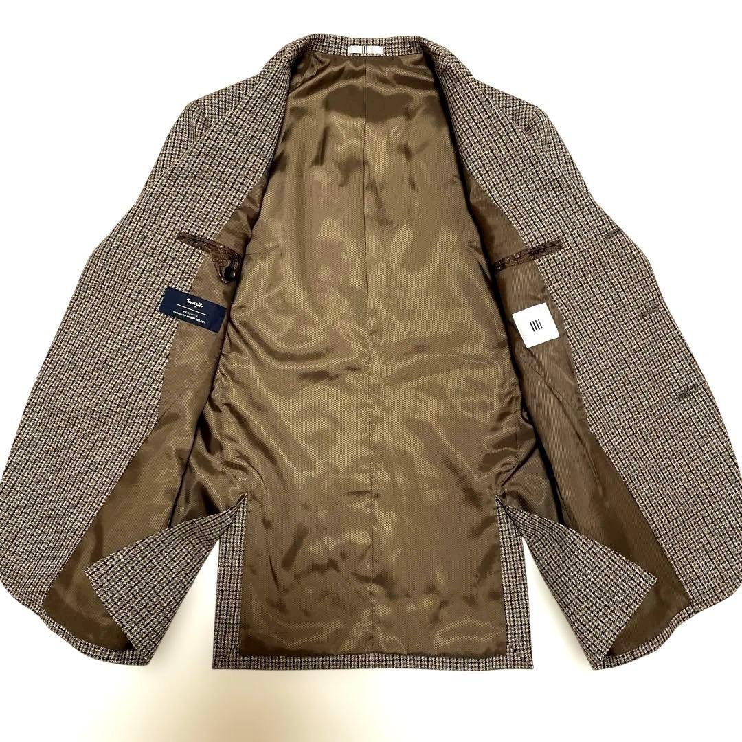 【超美品】SUIT SELECTMARZOTTOテーラードジャケットチェックA4