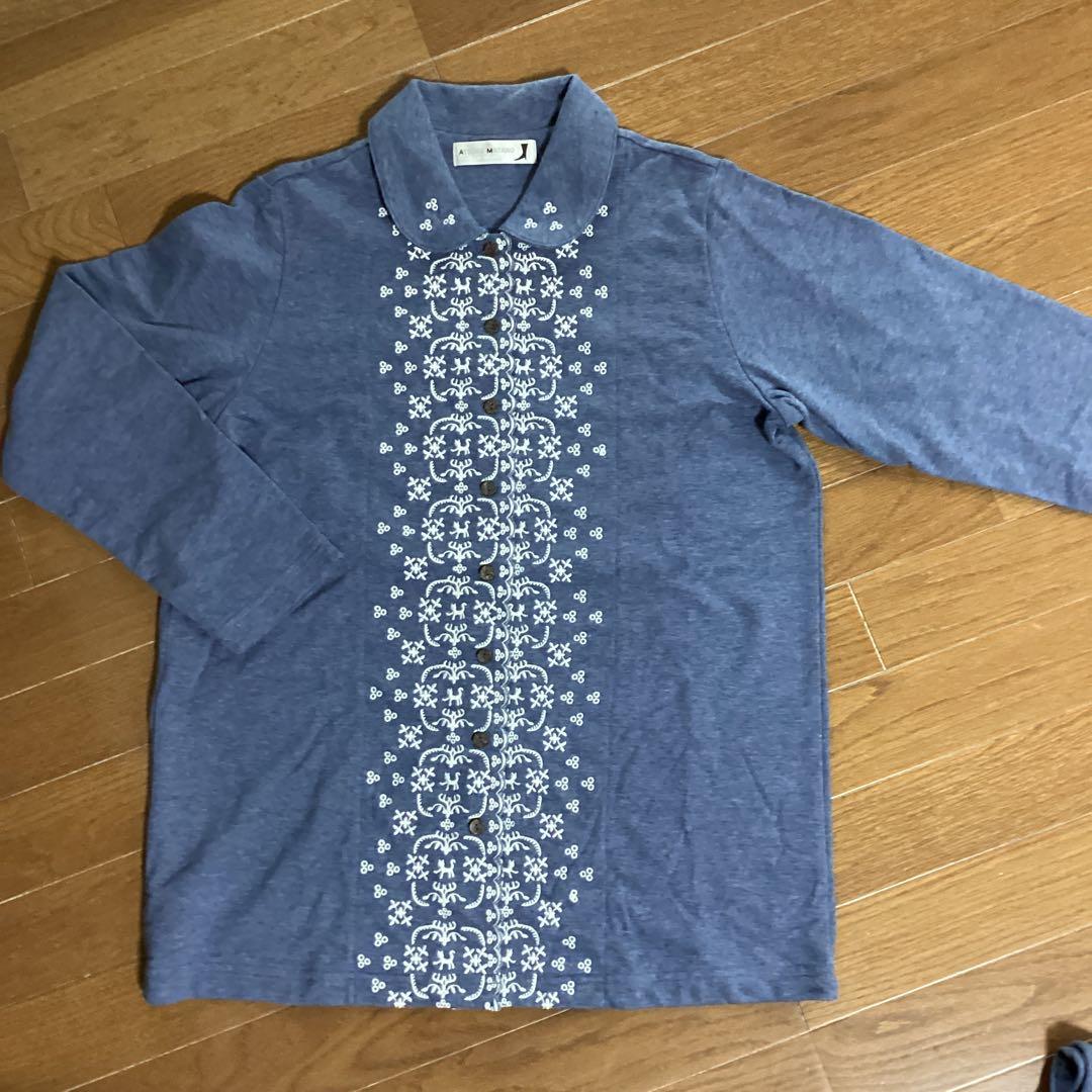 【期間限定価格Atsuro Matano 】刺繍入りパジャマセット