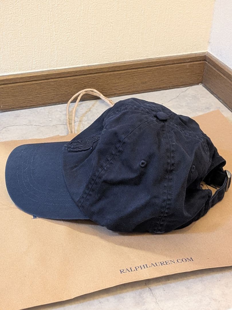 Polo Ralph Lauren ポニー刺繍 キャップ ONE SIZE 紺色