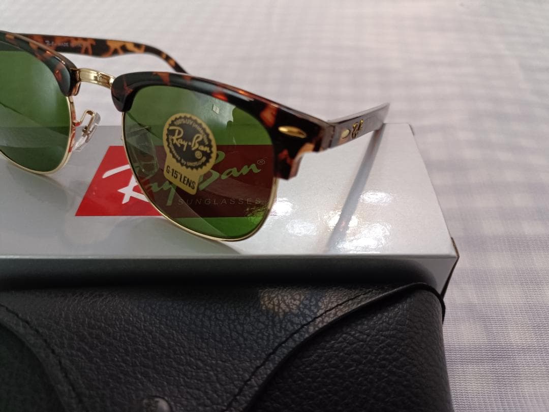 美品 RayBan クラブマスター RB3016 サングラス べっ甲