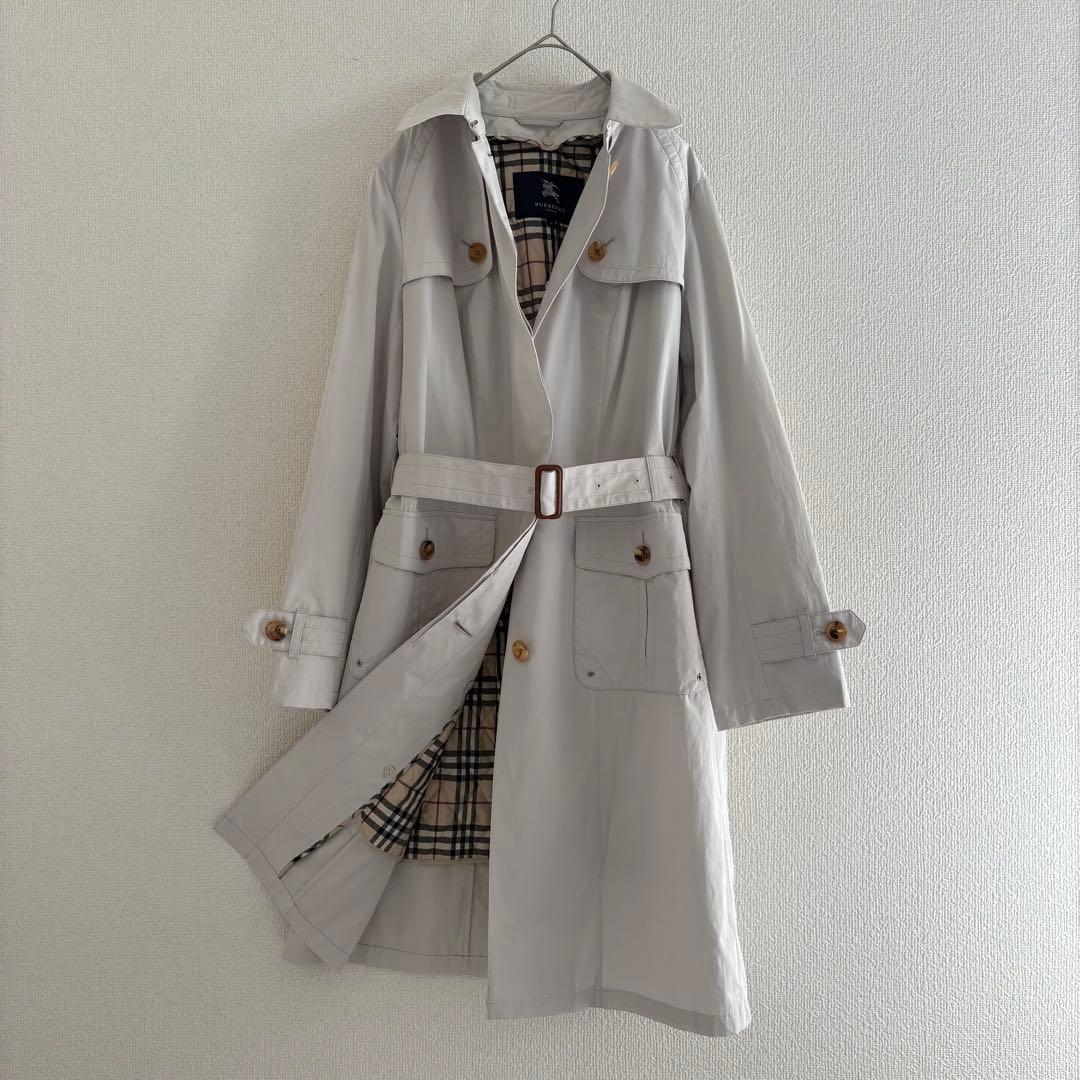 BURBERRY トレンチコート レディース46 外側美品 裏地ダメージあり