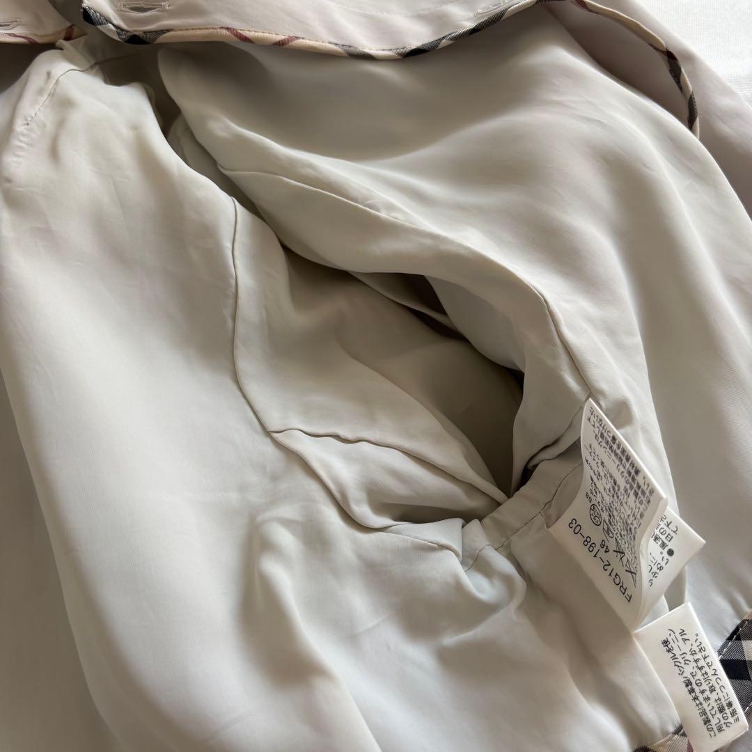 BURBERRY トレンチコート レディース46 外側美品 裏地ダメージあり