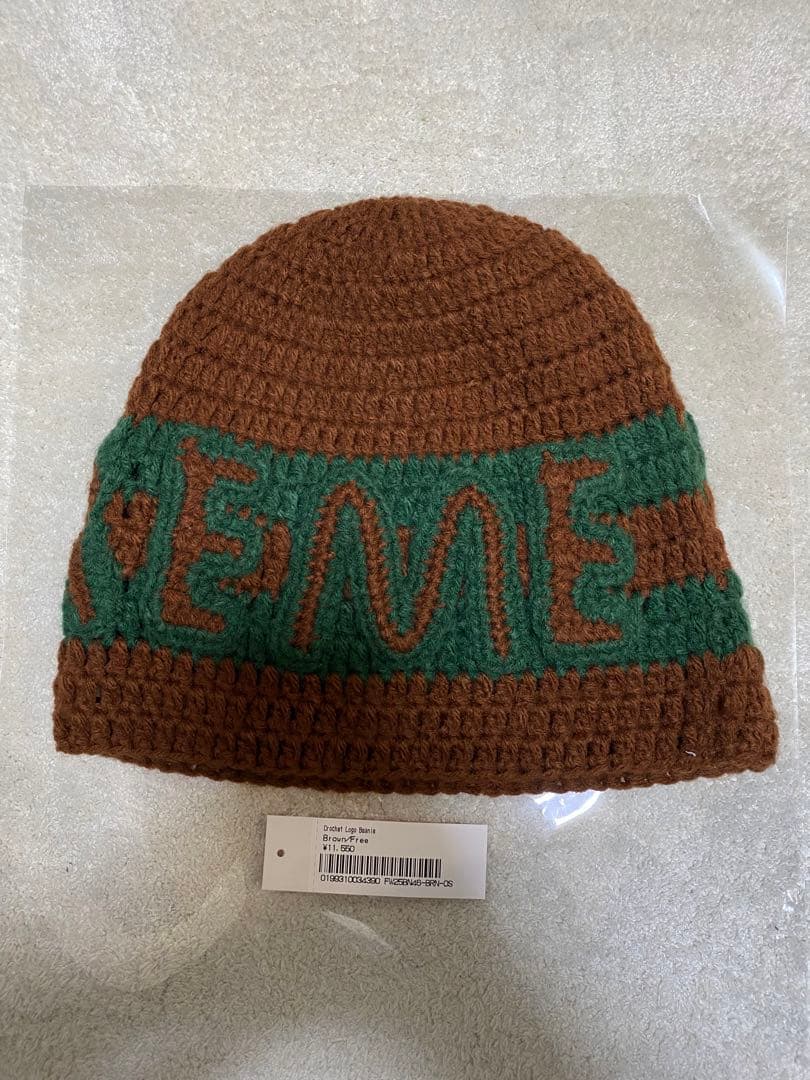 帽子 Supreme Crochet Logo Beanie \"Navy\"