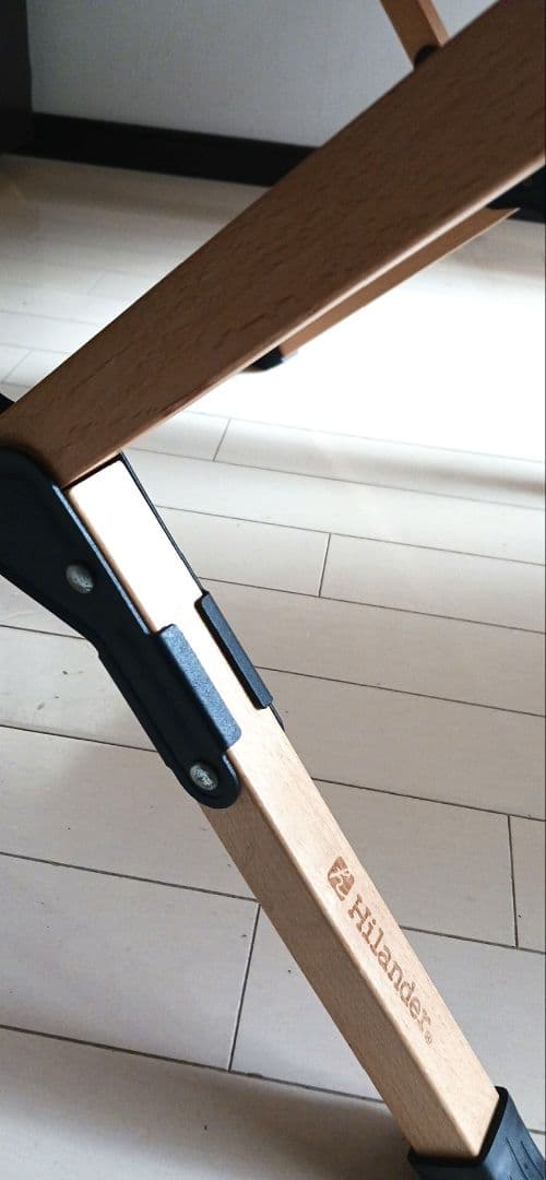 ハイランダーHilanderウッドロールトップテーブル120×60