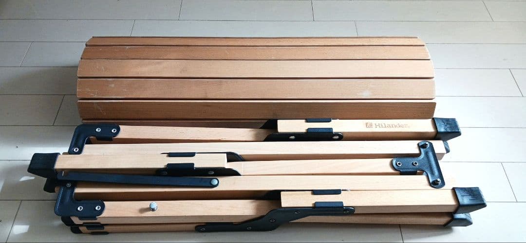 ハイランダーHilanderウッドロールトップテーブル120×60
