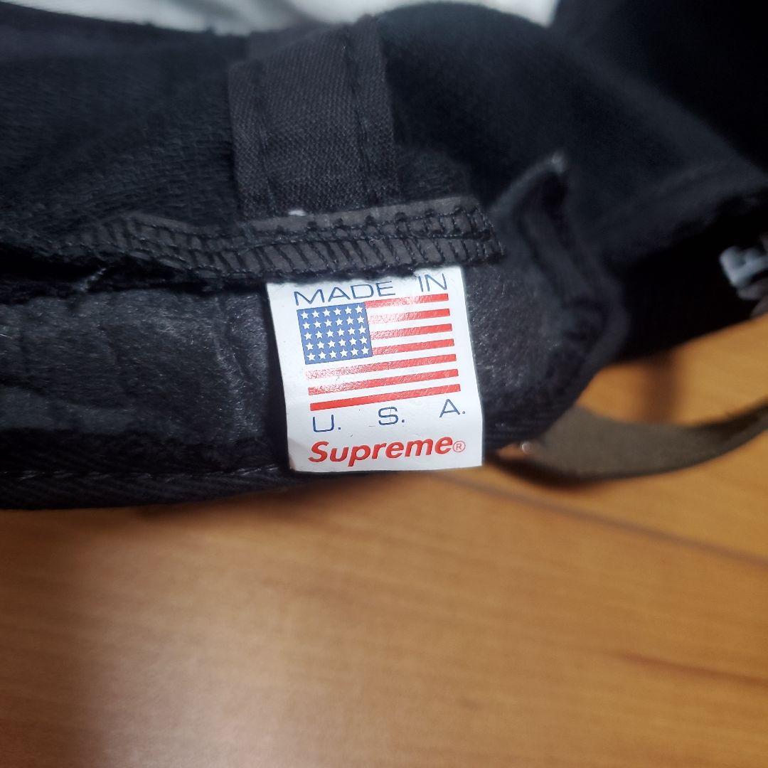 Supreme Corduroy S Logo 6-Panel Cap 黒