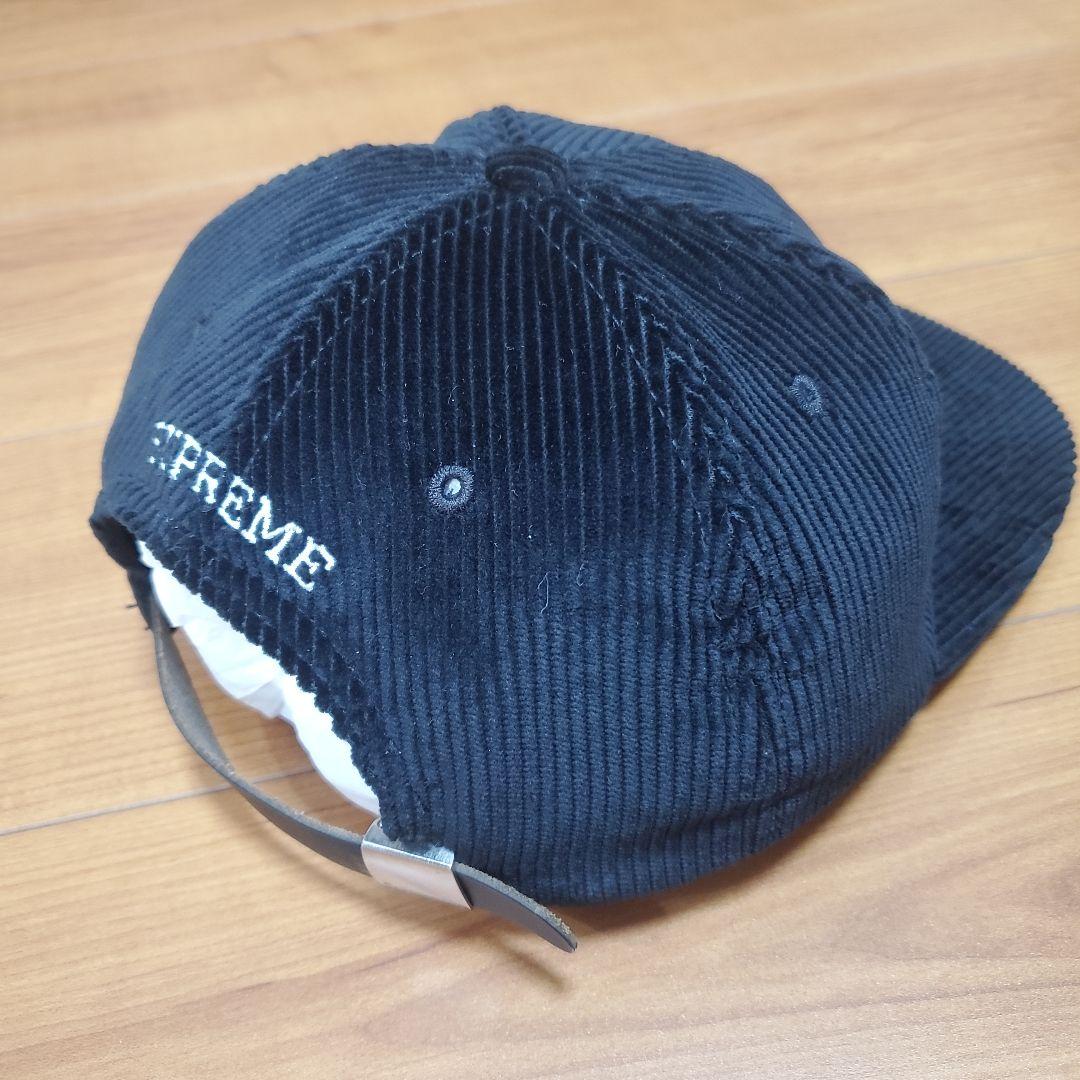 Supreme Corduroy S Logo 6-Panel Cap 黒