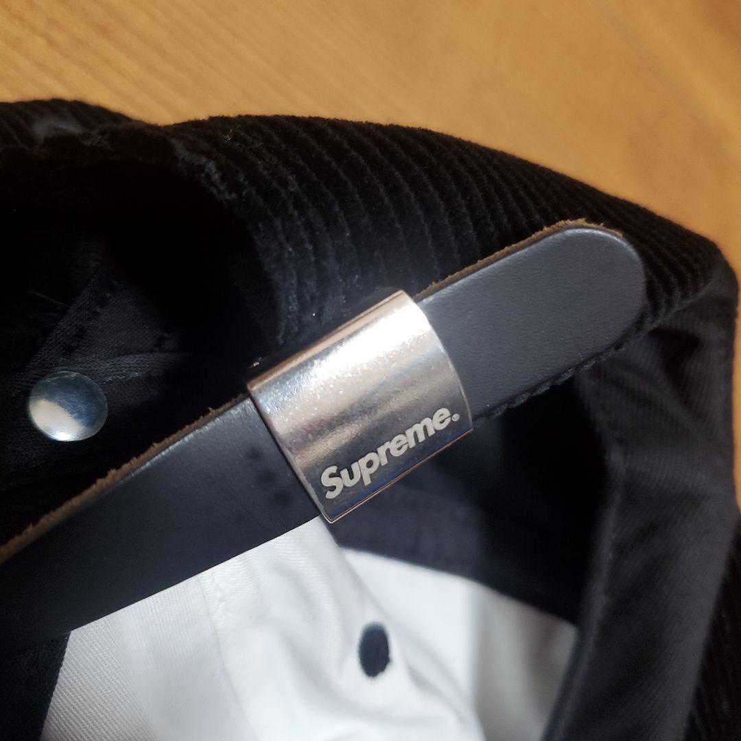 Supreme Corduroy S Logo 6-Panel Cap 黒