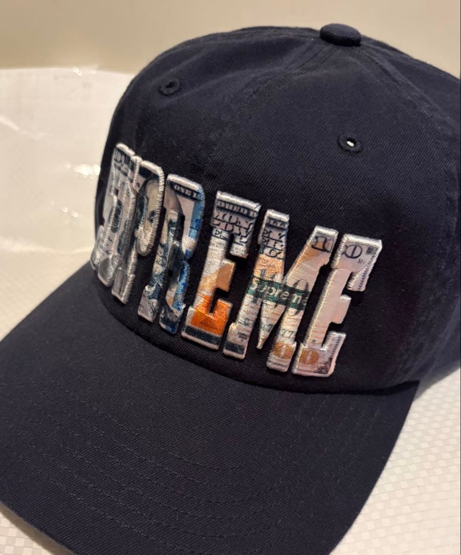 帽子 SUPREME Embroidered MoneyLogo 6Panelcap