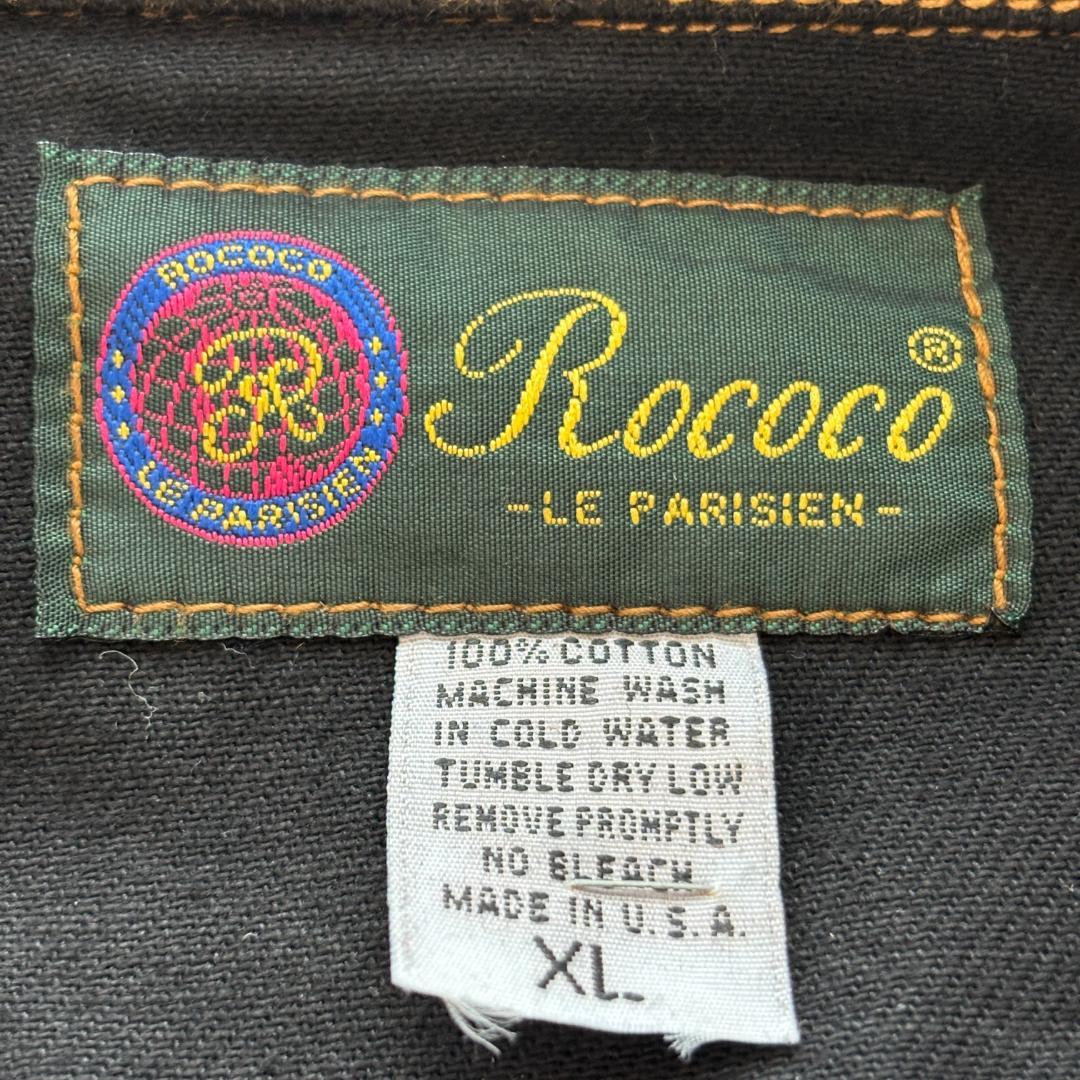 USA製 Rococo カバーオール チェック XL（D255）
